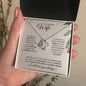 Wife - (Christmas Spruce Card) - Love Knot Necklace