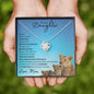 Daughter from Mom (New Lioness Card) - Love Knot Necklace