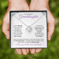 Granddaughter (Purple Card) - Love Knot Necklace