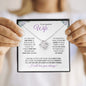 Wife (Purple Card) - Love Knot Necklace