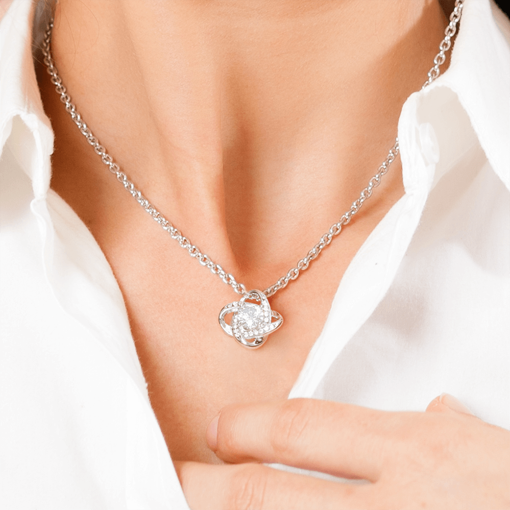 To My Shieldmaiden (Viking Soulmate) - Love Knot Necklace
