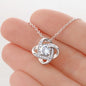Soulmate (Purple Card) - Love Knot Necklace