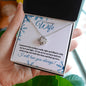 Beautiful Wife - Love & Light (Christmas Snowflake) -Love Knot Necklace