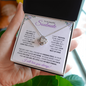 Soulmate (Purple Card) - Love Knot Necklace