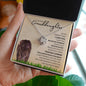 Granddaughter from Grandmother (Lioness Card) - Love Knot Necklace