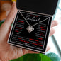 To My Smoking Hot Soulmate ( Red Hot Black Card) - Love Knot Necklace
