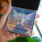 Granddaughter (Cross Card) - Love Knot Necklace