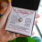 To Our Amazing Daughter from Mom and Dad (Valentine) - Love Knot Necklace