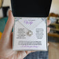 Wife (Purple Card) - Love Knot Necklace