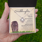 Granddaughter from Grandmother (Lioness Card) - Love Knot Necklace