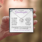 Granddaughter (Purple Card) - Love Knot Necklace