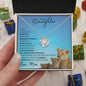 Daughter from Mom (New Lioness Card) - Love Knot Necklace