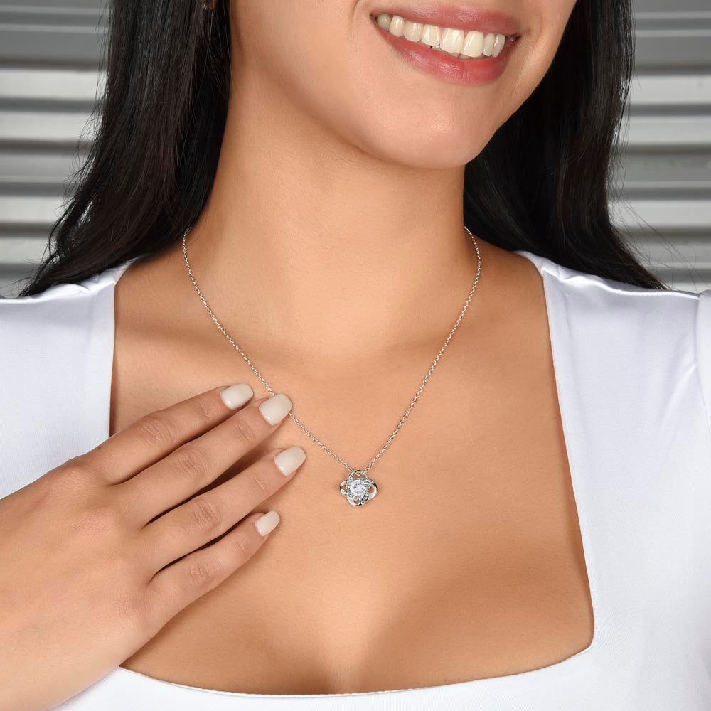 To My Shieldmaiden (Viking Soulmate) - Love Knot Necklace