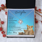 Daughter from Mom (New Lioness Card) - Love Knot Necklace