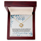 Beautiful Wife - Love & Light (Christmas Snowflake) -Love Knot Necklace