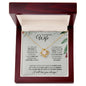 Wife - (Christmas Spruce Card) - Love Knot Necklace