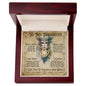 To My Daughter (Color Viking) - Love Knot Necklace