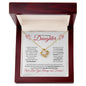 To Our Amazing Daughter from Mom and Dad (Valentine) - Love Knot Necklace