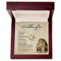 Granddaughter from Grandfather (Lion Card) - Love Knot Necklace