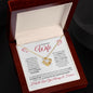 To My Beautiful Wife (Valentine Corner Hearts) - Love Knot Necklace