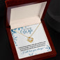 Beautiful Wife - Love & Light (Christmas Snowflake) -Love Knot Necklace