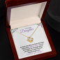 Nonbiological / Adopted Daughter (Purple Card) - Love Knot Necklace