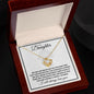 Daughter (Tree Roots Card() - Love Knot Necklace