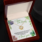 I Succ, I'm Sorry (Succulent Card) - Love Knot Necklace