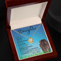 Beautiful Daughter (New Blue Lioness Card) - Love Knot Necklace