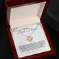 To My Amazing Best Friend / Bestie (Purple) - Love Knot Necklace