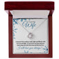 Beautiful Wife - Love & Light (Christmas Snowflake) -Love Knot Necklace