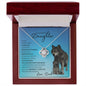 To My beautiful Daughter (Wolf Theme) - Love Knot Necklace