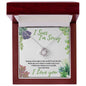 I Succ, I'm Sorry (Succulent Card) - Love Knot Necklace