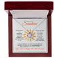 To My Sunshine (For nonbiological daughter) - Love Knot Necklace