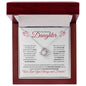 To Our Amazing Daughter from Mom and Dad (Valentine) - Love Knot Necklace