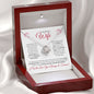 To My Beautiful Wife (Valentine Corner Hearts) - Love Knot Necklace