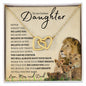 To Our Badass Daughter (Family Pride) - Interlocking Hearts Necklace