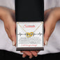 To My Beautiful Soulmate (Locked in Love) - Interlocking hearts necklace