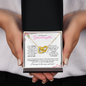 Granddaughter (Pink Card) - Interlocking Hearts Necklace