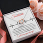 To My Beautiful Soulmate (Locked in Love) - Interlocking hearts necklace
