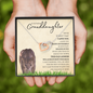 Granddaughter from Grandmother (Lioness Card) - Interlocking Hearts Necklace
