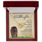 Granddaughter from Grandmother (Lioness Card) - Interlocking Hearts Necklace