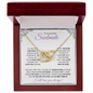 Soulmate (Purple Card) - Interlocking Heart Necklace