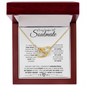 Smokin' Hot Soulmate - Interlocking Heart Necklace