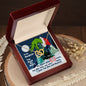 Daughter: You Stole My Heart (Grinch Christmas) - Interlocking Hearts Necklace