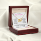 Granddaughter (Pink Card) - Interlocking Hearts Necklace