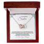 To My Amazing Sister (Purple) - Interlocking Hearts Necklace