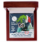 Daughter: You Stole My Heart (Grinch Christmas) - Interlocking Hearts Necklace