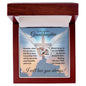 Granddaughter (Cross Card) - Interlocking Hearts Necklace