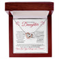 To Our Amazing Daughter from Mom and Dad (Valentine) - Interlocking Hearts Necklace